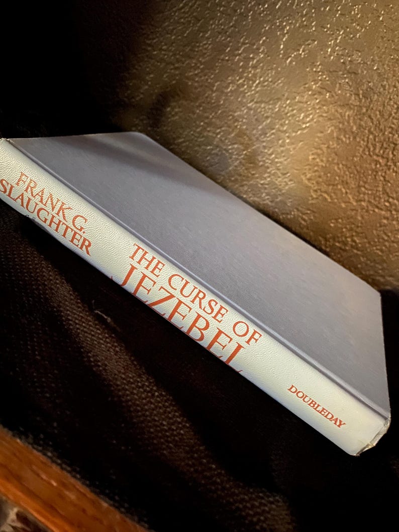 THE CURSE of JEZEBEL - Biblical Queen of Evil - Antique Book c. 1961 bild 5