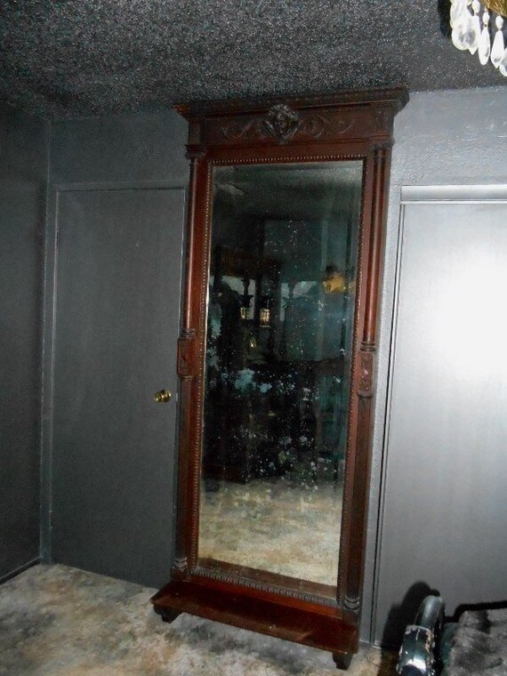 Huge Antique Mirror Massive Victorian Floor to Ceiling Etsy