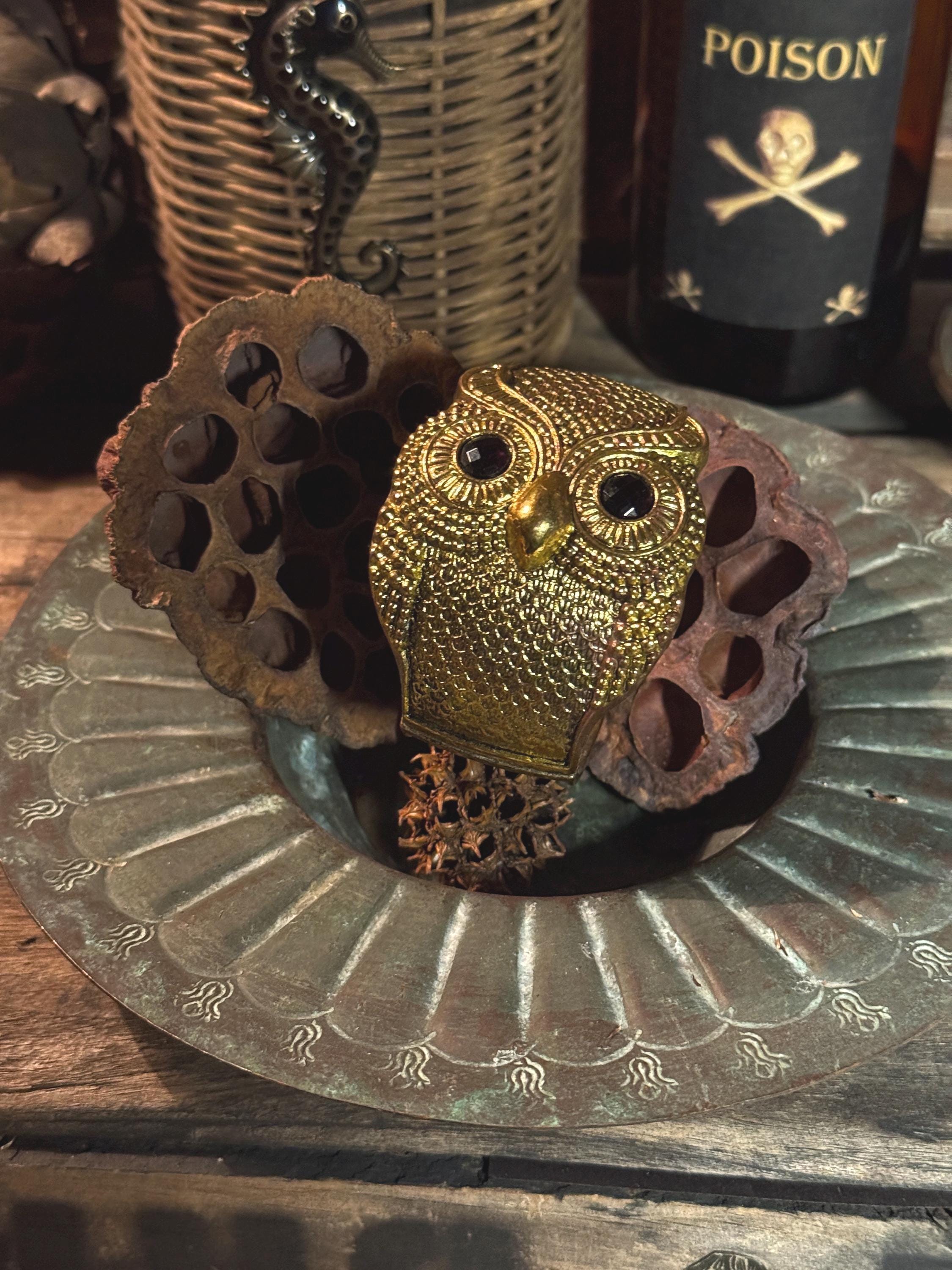 Vintage OWL BRACELET - So Fun for the Witchy Woman !