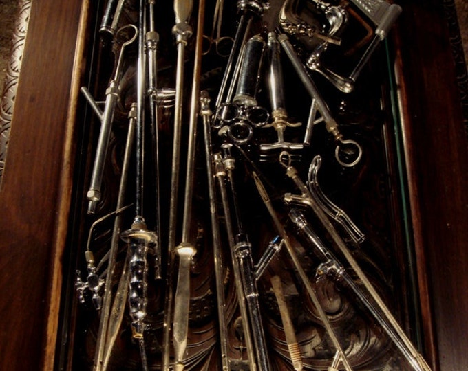 Vintage Funeral Home Mortician Embalming Instruments Group at Gothic ...