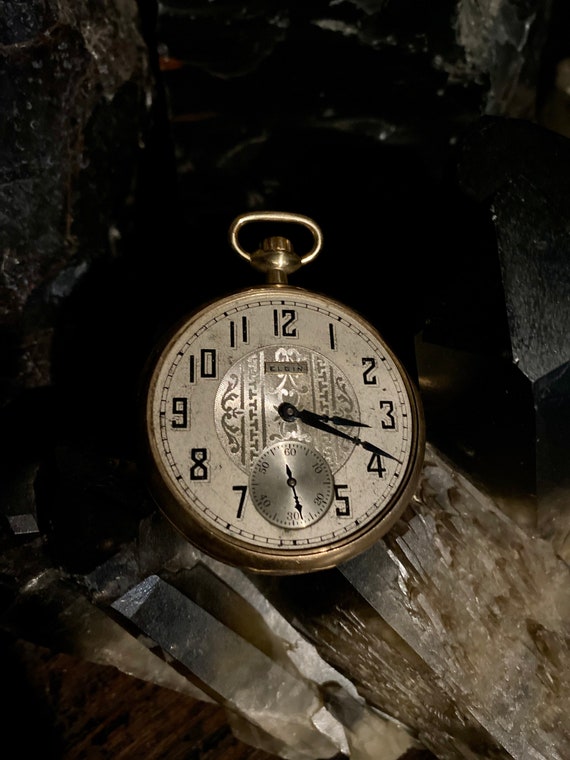 Antique Elgin Pocket Watch at Gothic Rose Antiques