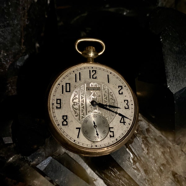 Antique Elgin Pocket Watch at Gothic Rose Antiques