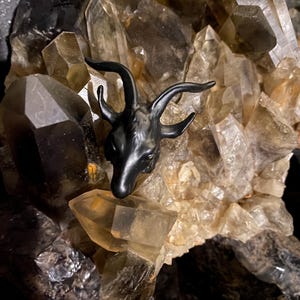 BLACK PHILLIP Goat Rings Impressive Sabbatic Goat Occult Statement Rings (Size 8) 125 dollars each