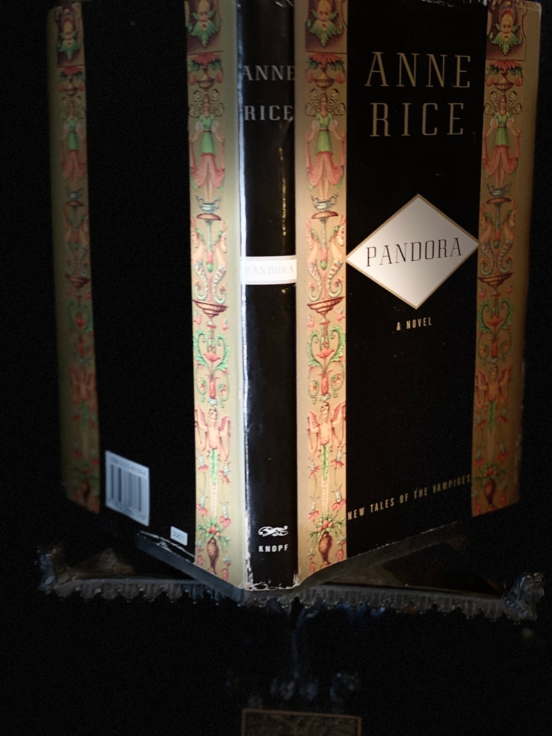 ANNE RICE Novel PANDORA - Vampire Chronicles Vintage Occult Book C ...