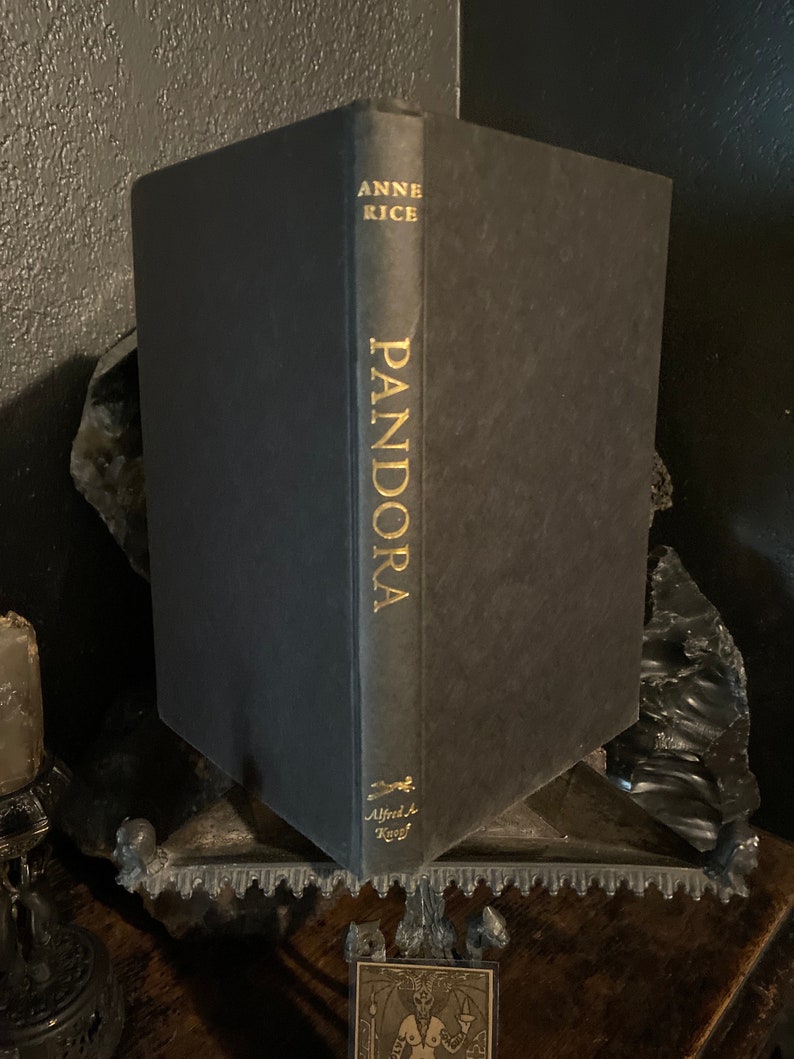 ANNE RICE Novel PANDORA - Vampire Chronicles Vintage Occult Book C ...