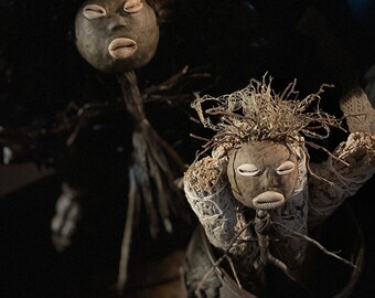 Piddie Pattsフィギュアセット Ghoulie Jack Witchy Conjure Stick Voodoo Poppet - Out of the Dark Forest “tricky