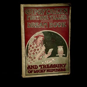 Antico libro dei sogni della GIPSY QUEEN Cartomante c. 1887 - Numeri fortunati Chiromanzia Interpretazione dei sogni