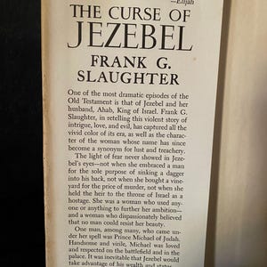 THE CURSE of JEZEBEL - Biblical Queen of Evil - Antique Book c. 1961 bild 2