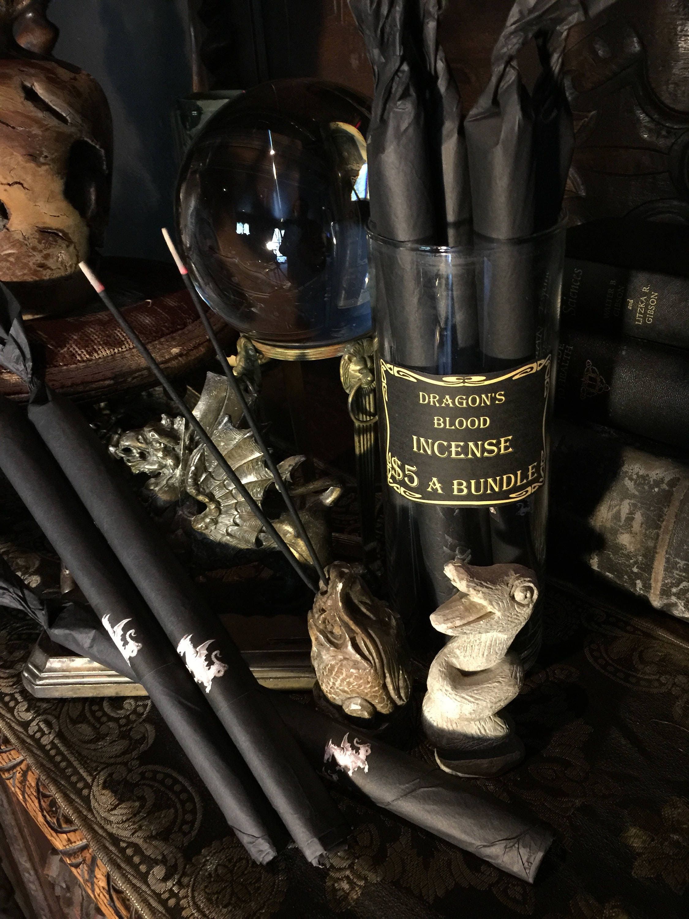 Dragon's Blood Incense Bundles Occult Altar Supplies 5 Etsy