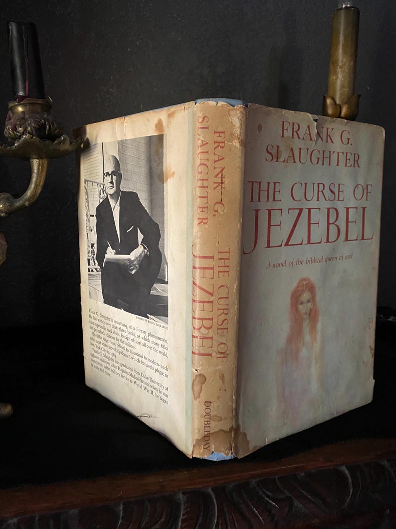 THE CURSE of JEZEBEL - Biblical Queen of Evil - Antique Book c. 1961 bild 6