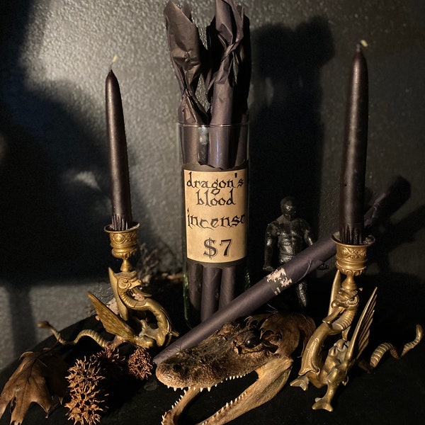 Dragon's Blood Incense Bundles - Occult Altar Supplies - 7 dollars a bundle