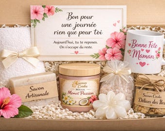 Coffret Fête des Mères  | Moment Précieux | Coffret bien-être créole
