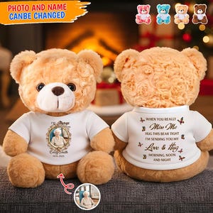 I Am Always With You Memorial Teddy Bear – Personalized Custom Plush Keepsake, Sympathy Gift, Remembrance Gift for Loss of Loved One