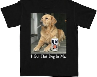 Tengo ese perro dentro de mí, camiseta divertida de golden retriever, mamá de golden retriever, camiseta divertida de perro