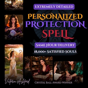 Personalized Protection Spell, Custom Protection Ritual, Spiritual Protection Magic, Psychic Shield Spell, Energy Protection Ceremony