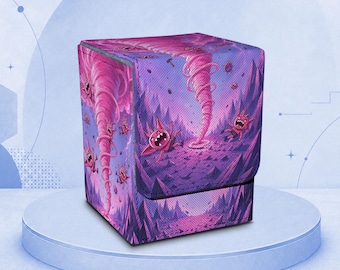 MTG Deck Box, Card Deck Boxes - Goblin Tempest, Holds 100 Single Sleeved Cards