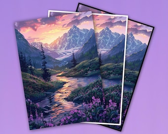 MTG Kartenhüllen - Malerische Ansicht TKG Kartenhüllen. Rahmenoptionen, Standardgröße, Matt / Folie.