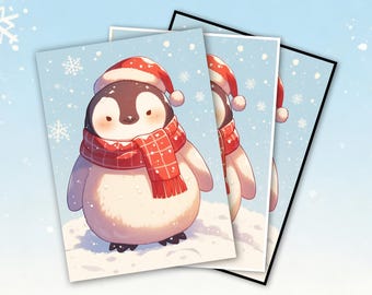 MTG Card Sleeves-chibi Penguin TCG Sleeves, Border Options, Standard Size,  Matte/ Foil. - Etsy