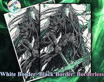 TCG Card Sleeves-junji Ito Style Anime Girl MTG Sleeves,standard Size,  Matte/ Foil. - Etsy