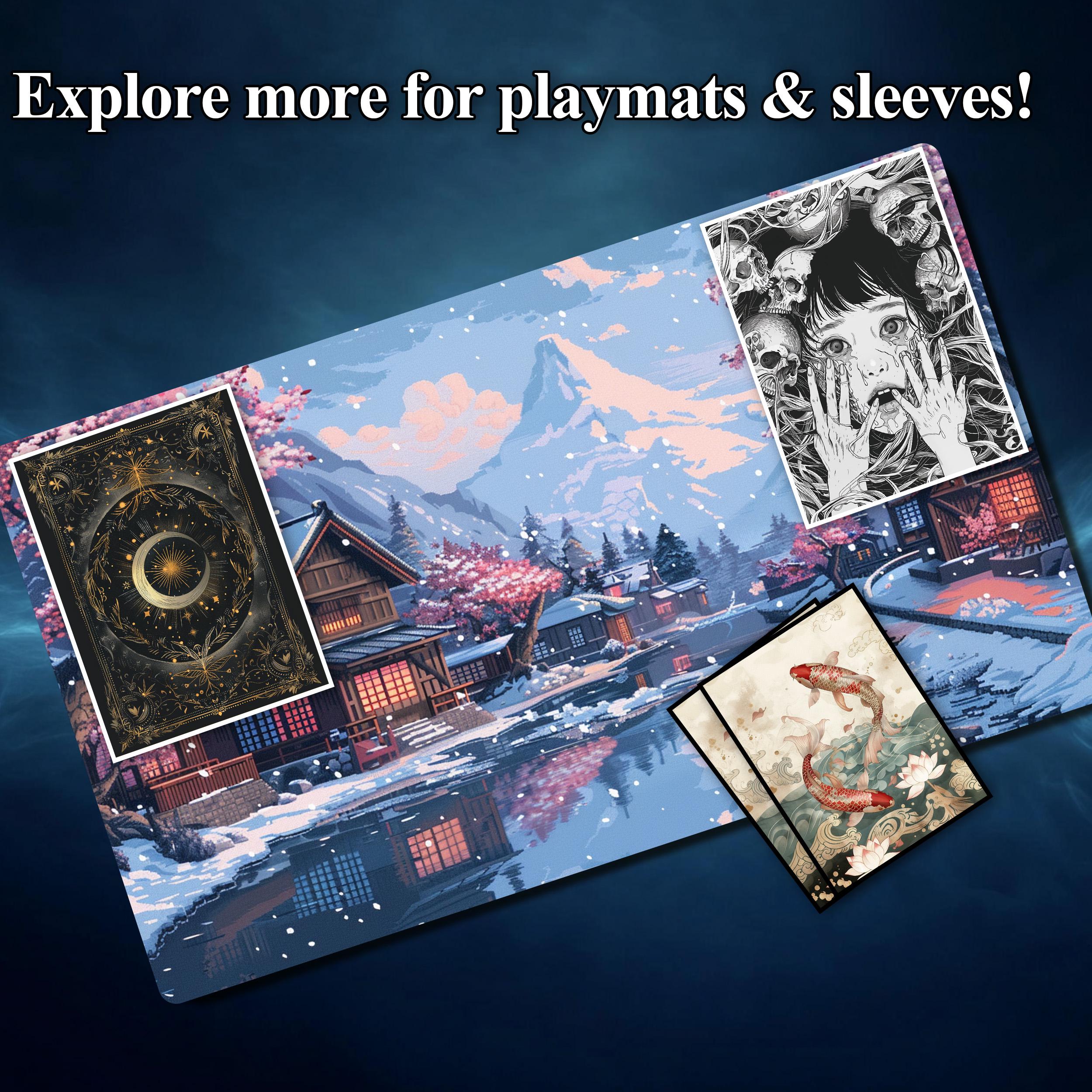 junji ito card sleeves Magic the Gathering CCG: Secret Lair Junji Itos iconic character known for her beauty and dark influence MTG Card Sleeves, Junji Ito