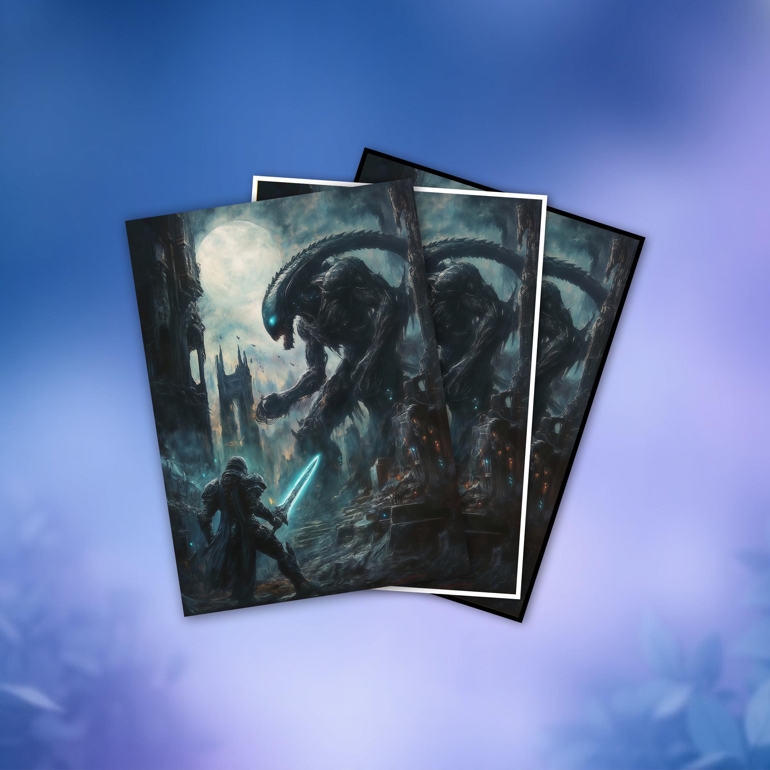 xenomorph card sleeves Fantasy North - Finally - Get Me Off This Planet - Aliens UFO Meme - 100 Textured Matte TCG Shirt Black is made of Top Quality 100% Cotton MTG Card Sleeves, Dark Fantasy