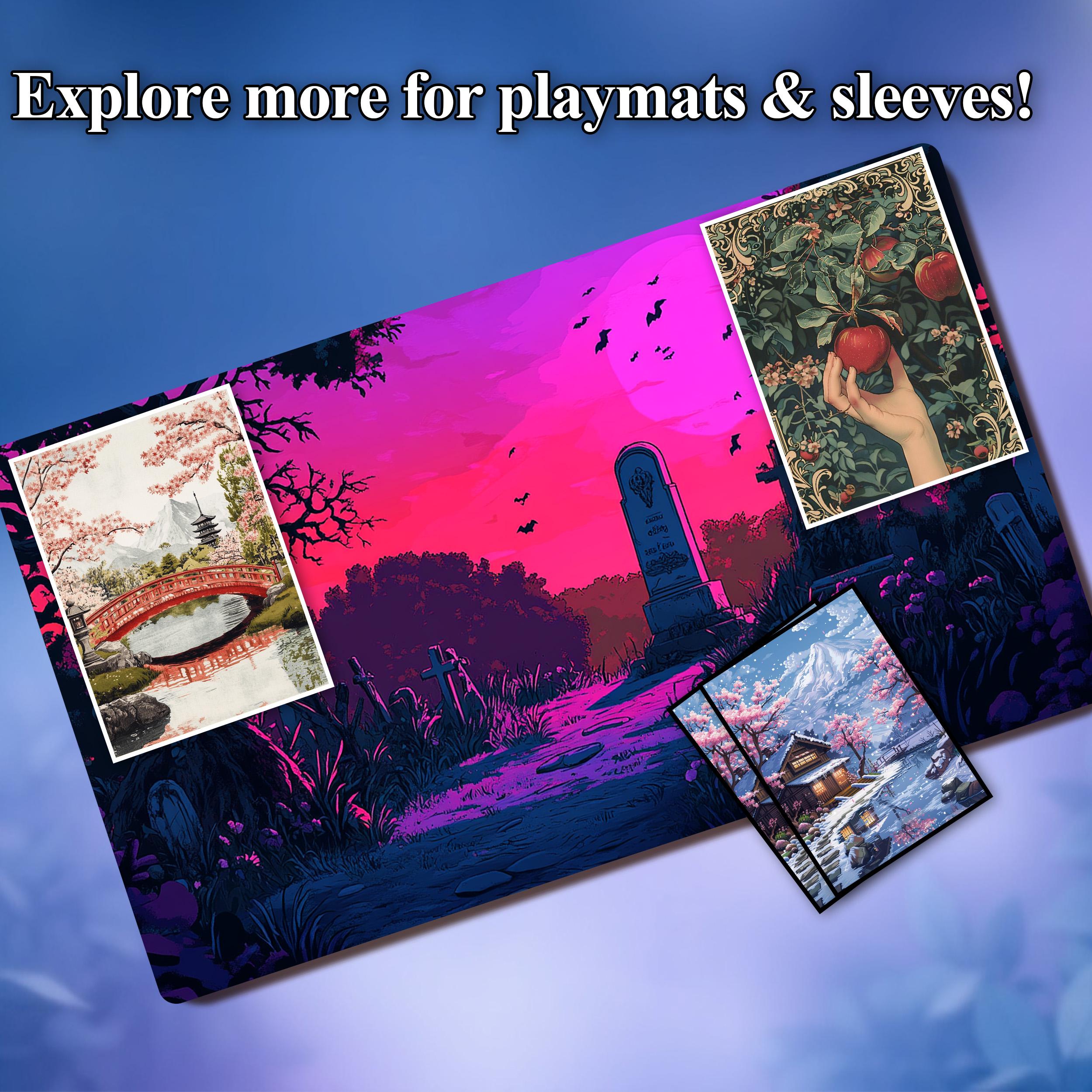alien card sleeves MTG Card Sleeves, Dark Fantasy Epic Alien Monster TCG Sleeves, Matte/ Foil, Standard Size