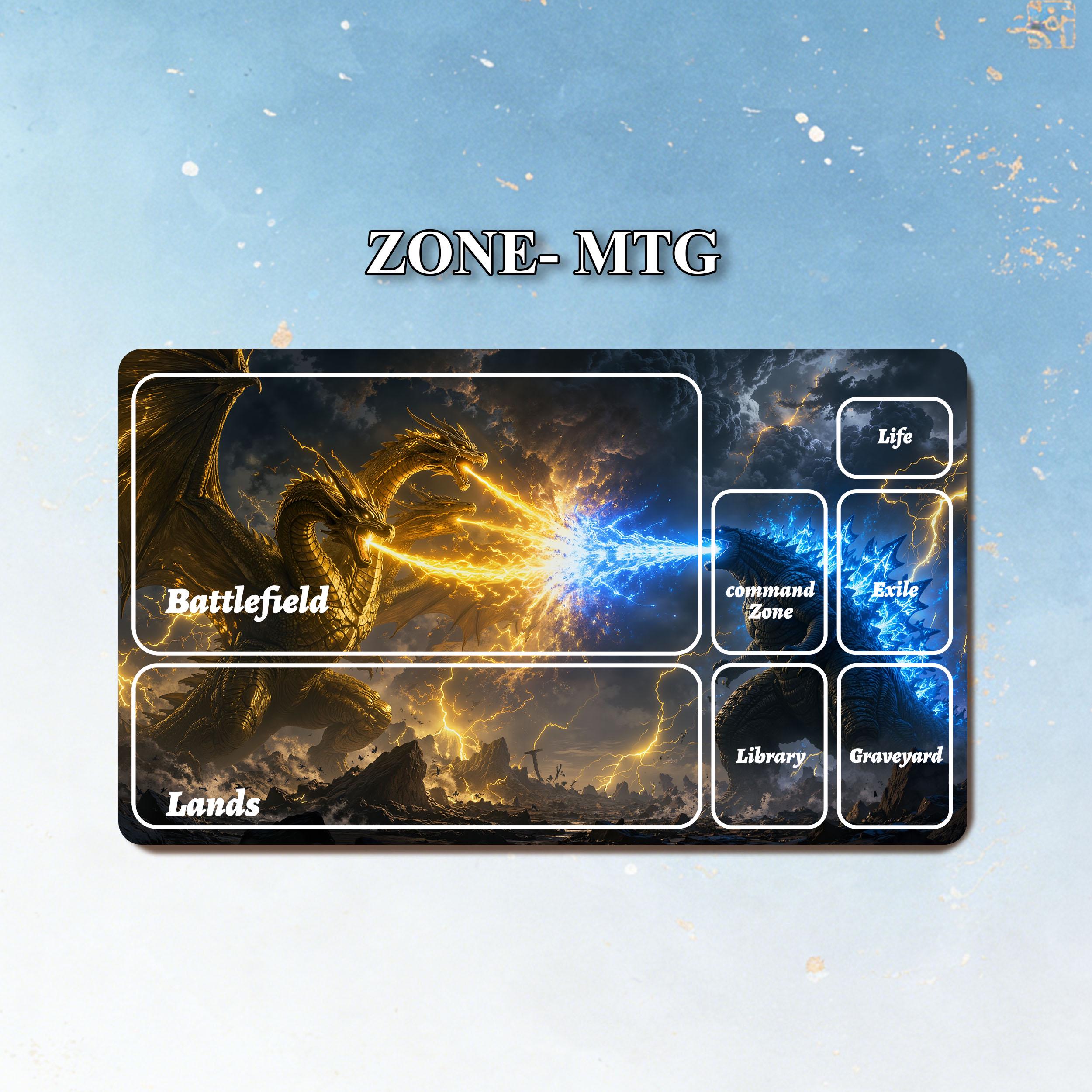 MTG Playmat- Godzilla Vs Monsters Inspiration Playmat: 3mm, 24