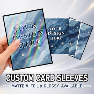 custom yugioh card sleeve maker VEHASAYO Sleeves, Make Your Own Trading Collectible Card Protector, Compatible with & Magic The Gathering MTG, TCG, OCG : Toys & Games yugioh card sleeve maker Customizable