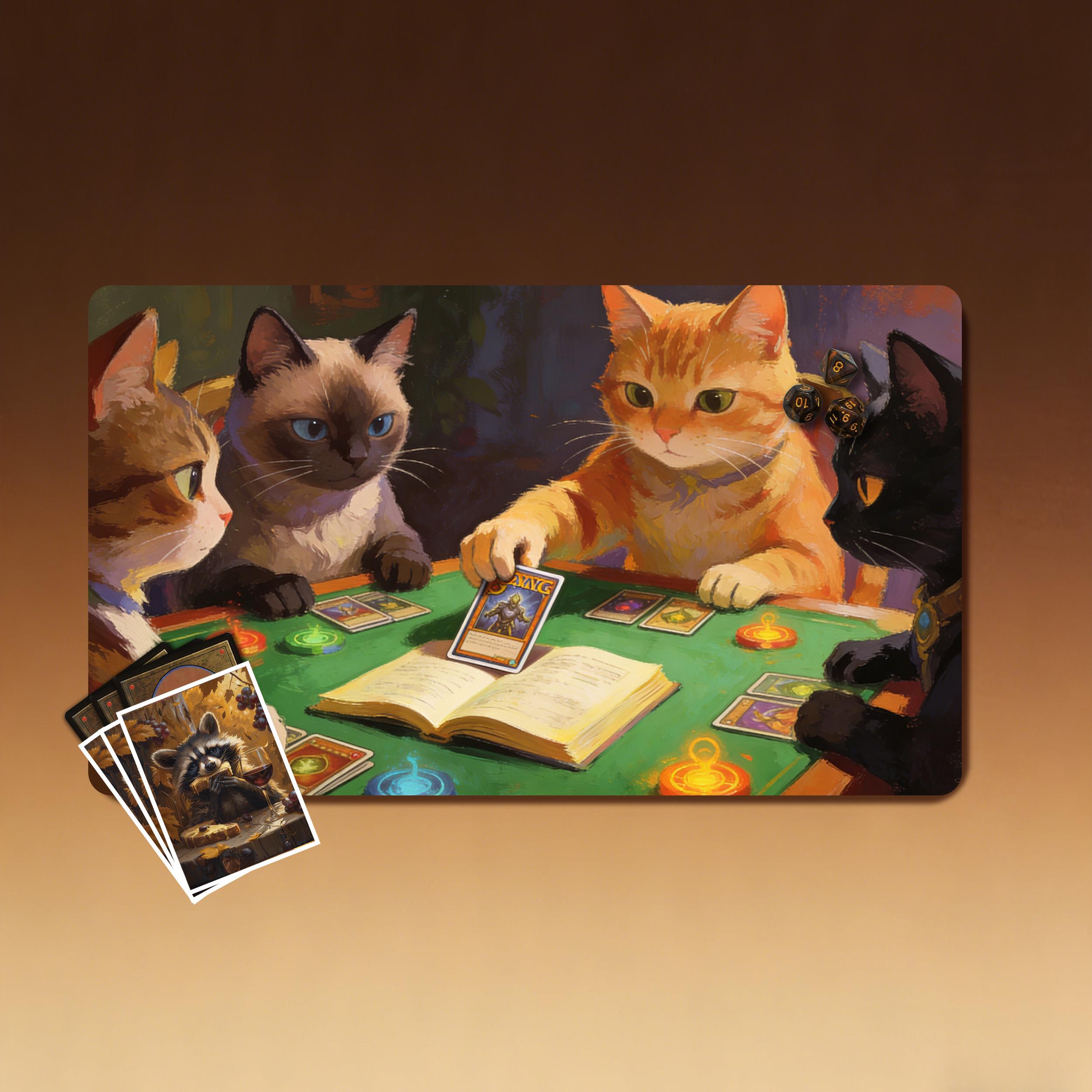 猫のmtgプレイマット - Etsy 日本