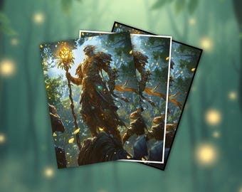 MTG Kartenhüllen, Elfen-Tribal, matt, Folie, Standardgröße.