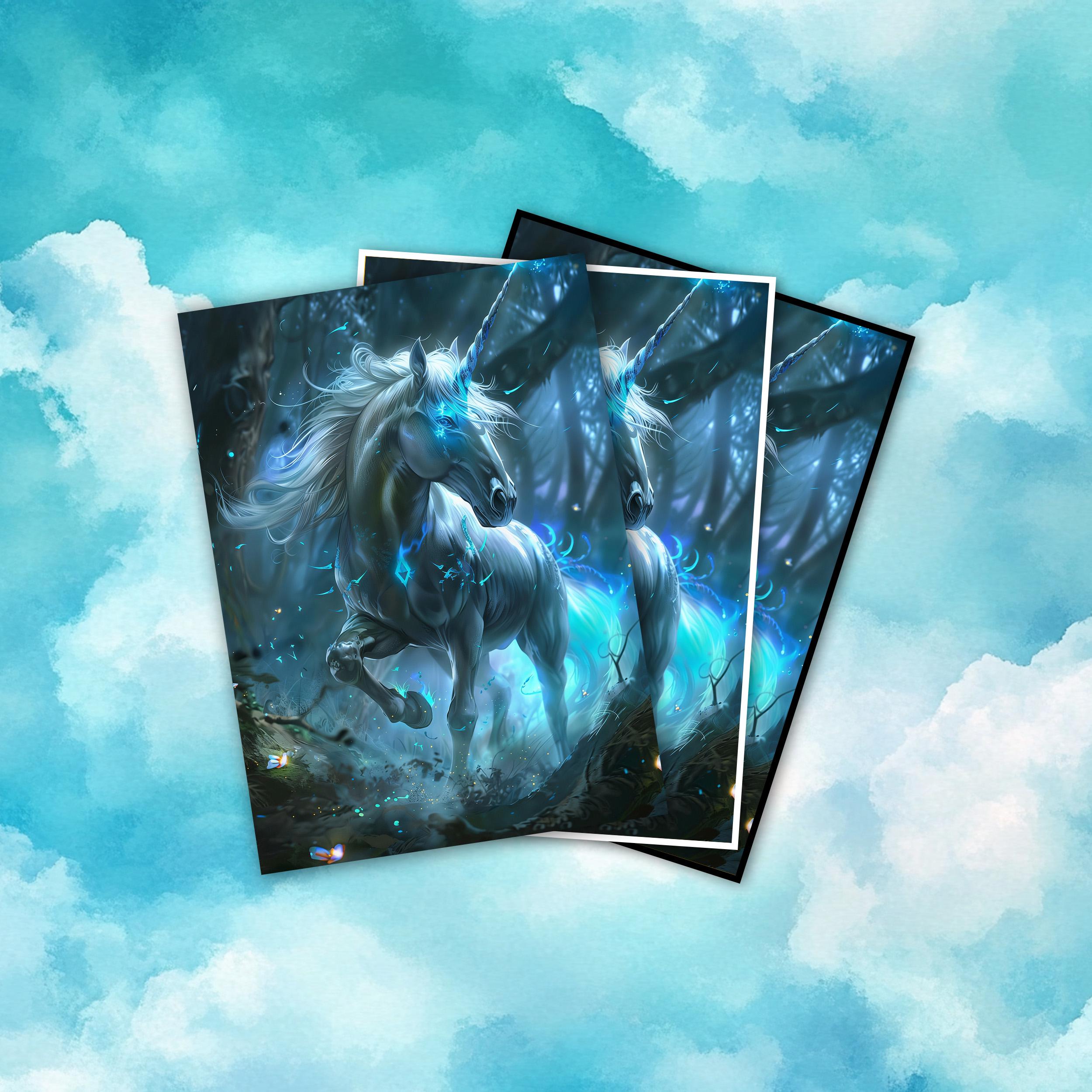 Mtg Sleeves Commander Unicorn - Etsy