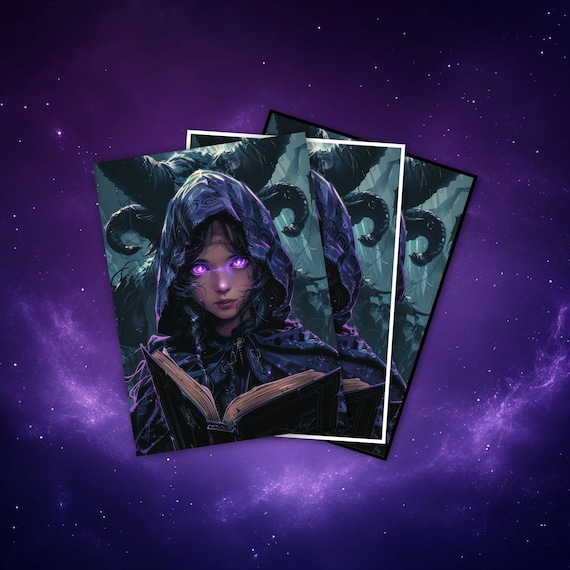 sorcerer card sleeves Lorcana: Reign of Jafar Mickey Mouse The matte finish not only provides a smooth shuffling experience but also prevents glare and fingerprints MTG Card Sleeves, Dark Fantasy