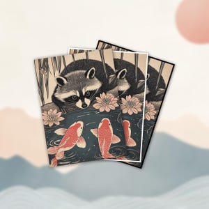 racoon card sleeves MTG MTG Card Sleeves,raccoon and Skeleton