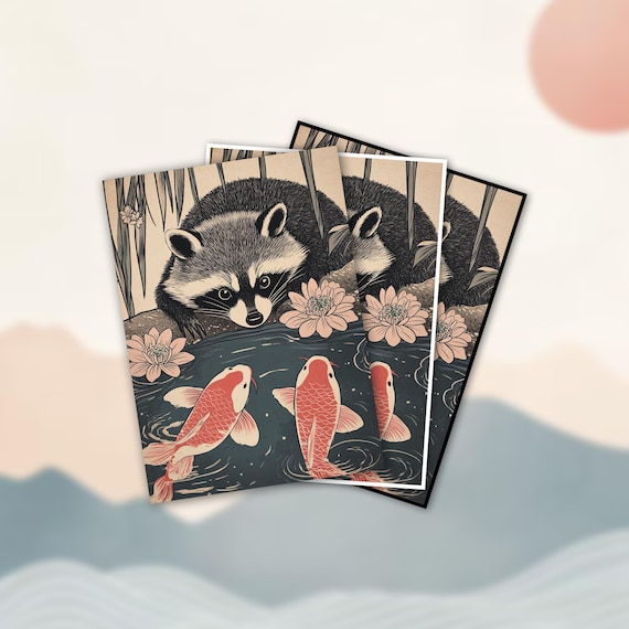 racoon card sleeves Tic Tac K.O. Cute vs. Evil: Team Cute + Team Evil Card Sleeve Bundle main image 1