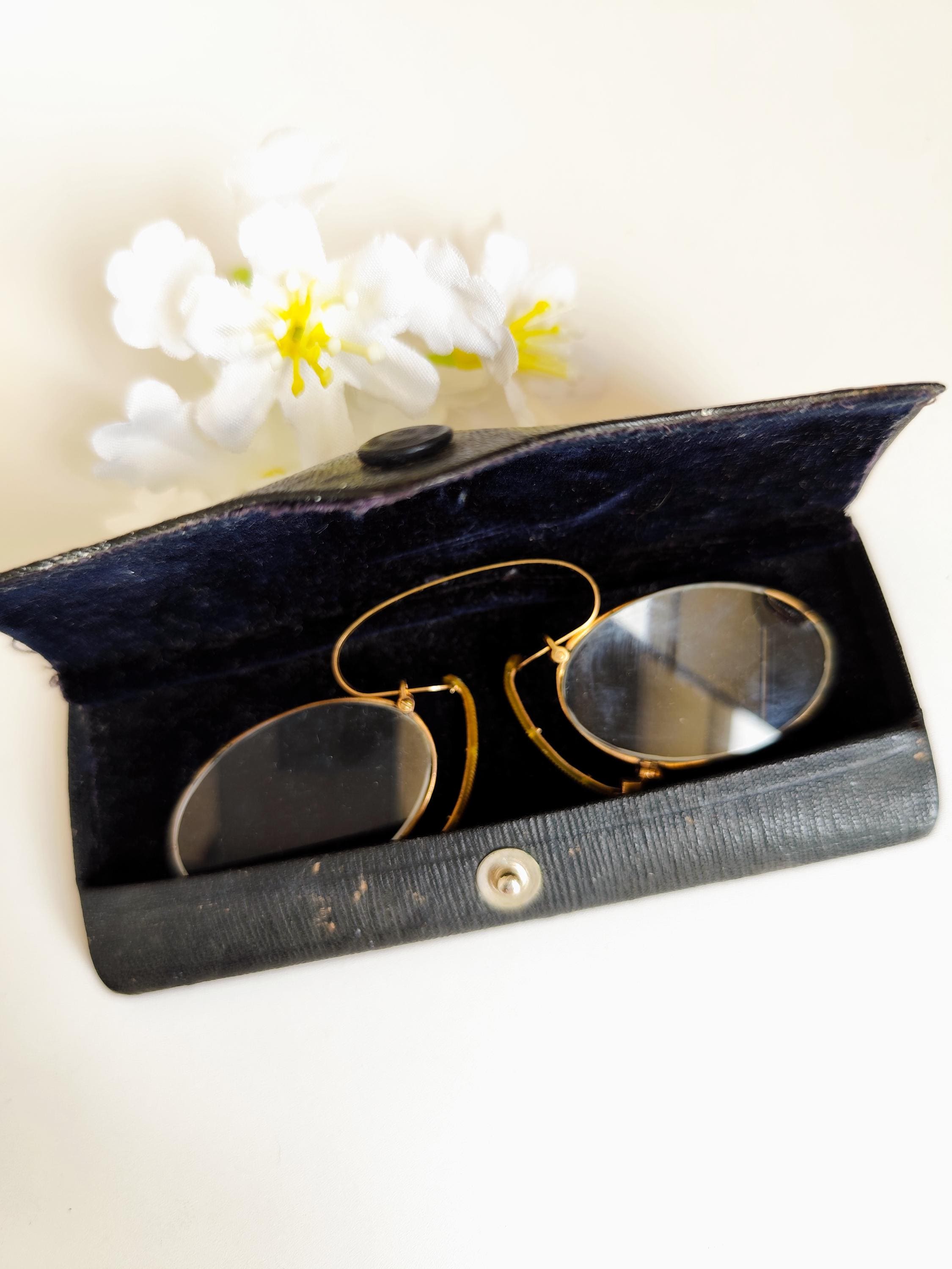フランス✳︎アンティーク　鼻眼鏡　二重焦点レンズ　老眼鏡　ケース無し 19th century eyewear - Etsy 日本