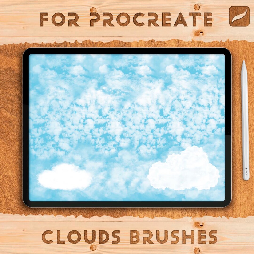 Clouds Brushes for Procreate – Stamps, Textures | Brush Set, Pack - Etsy