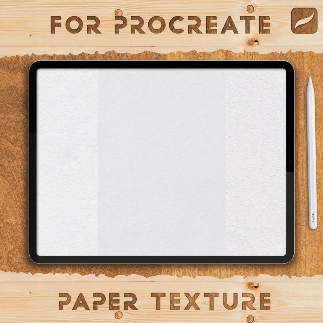 Watercolor Paper Texture Brushes for Procreate – Stamps, Textures ...