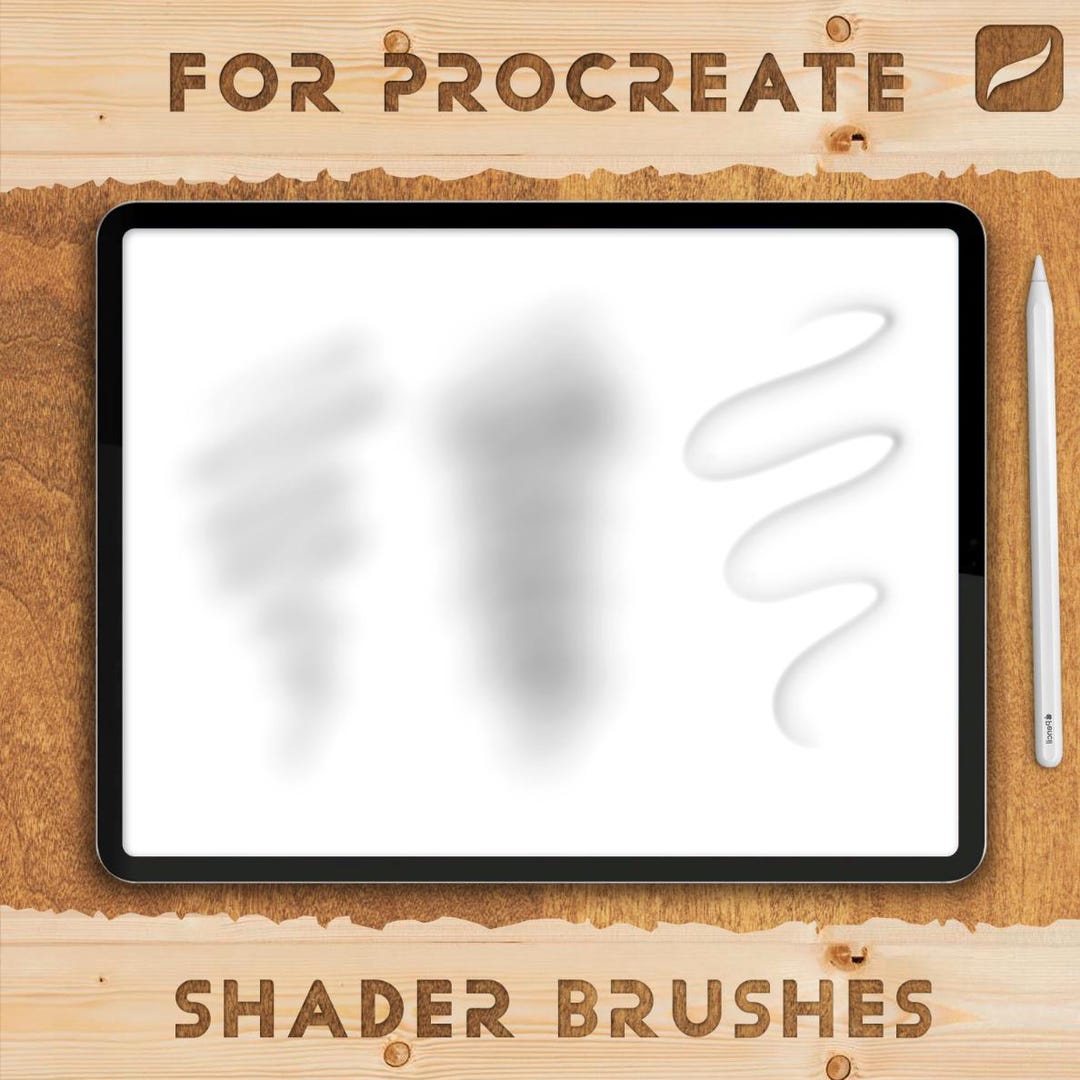 Shader Brushes for Procreate – Stamps, Textures | Brush Set, Pack - Etsy