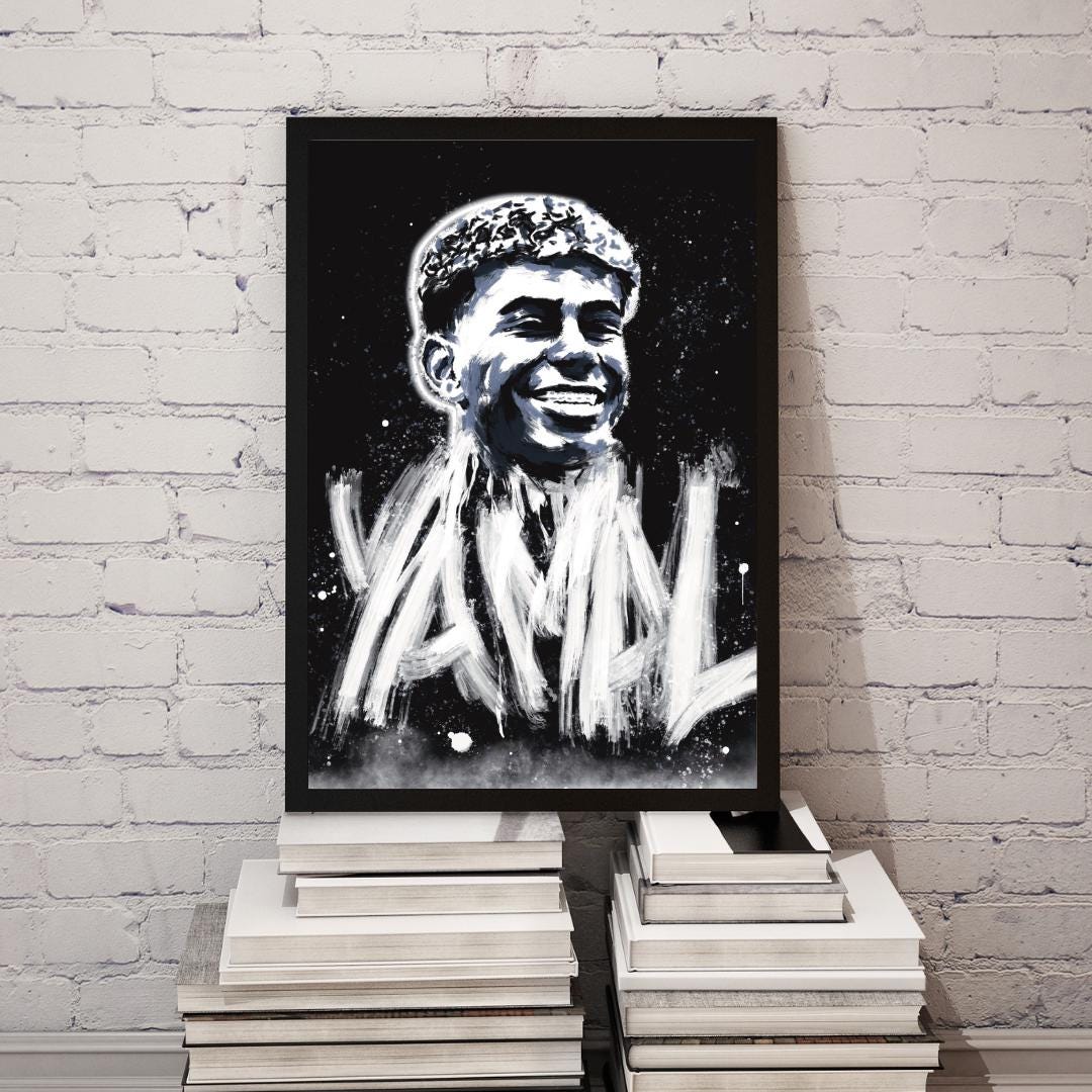 Yamal Rasmlar Lamine Yamal Football Art: Digital Poster & Phone Wallpaper (A4) - Etsy