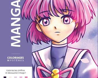 Dibujos misteriosos para colorear - Mangas (Páginas para colorear, Libro para colorear, Colorear por números, Libro para colorear para adultos)