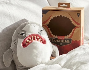 Jaws Fuggler, Plush Shark Fuggler, Ugly Monster Plush Toy, Gifts for him/her, Birthday Gift