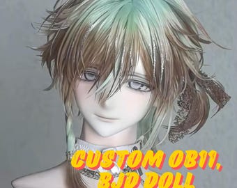 Custom OB11 Wigs, BJD Wigs, Doll Wigs, OB12 Doll Wigs
