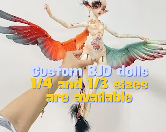 Custom BJD Dolls, 1/4 Scale and 1/3 Scale Dolls, Articulated Dolls, Custom Art Dolls