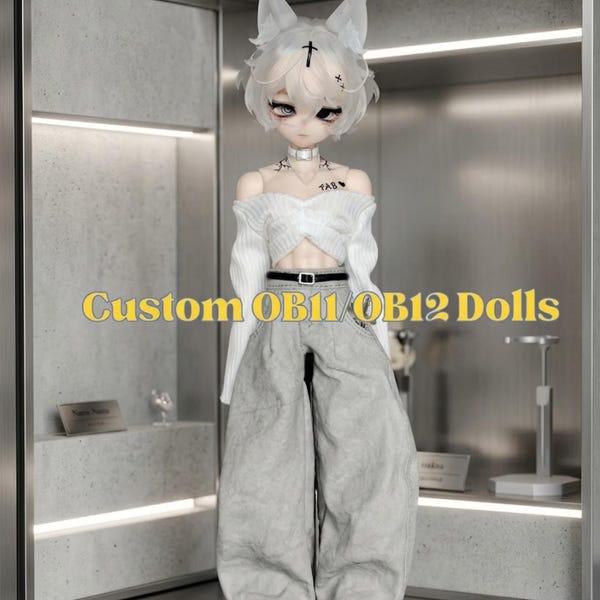 Muñecas personalizadas OB11, OB12 y YMY24; Muñecas articuladas personalizadas
