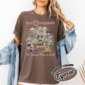 Comfort Color Retro Mickey Disneyworld Shirt, Mickey & Friends Shirts, Walt Disneyworld Shirt, Disney 2026 Trip, Disney Vacation Tee YSYS09 bild 15