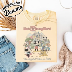 Comfort Color Retro Mickey Disneyworld Shirt, Mickey & Friends Shirts, Walt Disneyworld Shirt, Disney 2026 Trip, Disney Vacation Tee YSYS09 bild 18