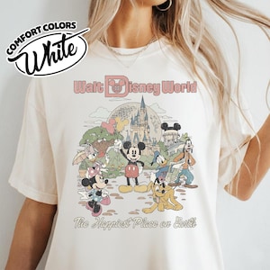 Comfort Color Retro Mickey Disneyworld Shirt, Mickey & Friends Shirts, Walt Disneyworld Shirt, Disney 2026 Trip, Disney Vacation Tee YSYS09 bild 16