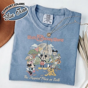 Comfort Color Retro Mickey Disneyworld Shirt, Mickey & Friends Shirts, Walt Disneyworld Shirt, Disney 2026 Trip, Disney Vacation Tee YSYS09 bild 19