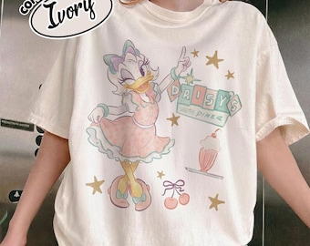 Comfort Color Retro Daisy Duck Shirt, Vintage Disney Daisy Shirt, Daisy Duck Trip Shirt, Disneyland Daisy Duck Shirt, Disney Shirt RK3I04