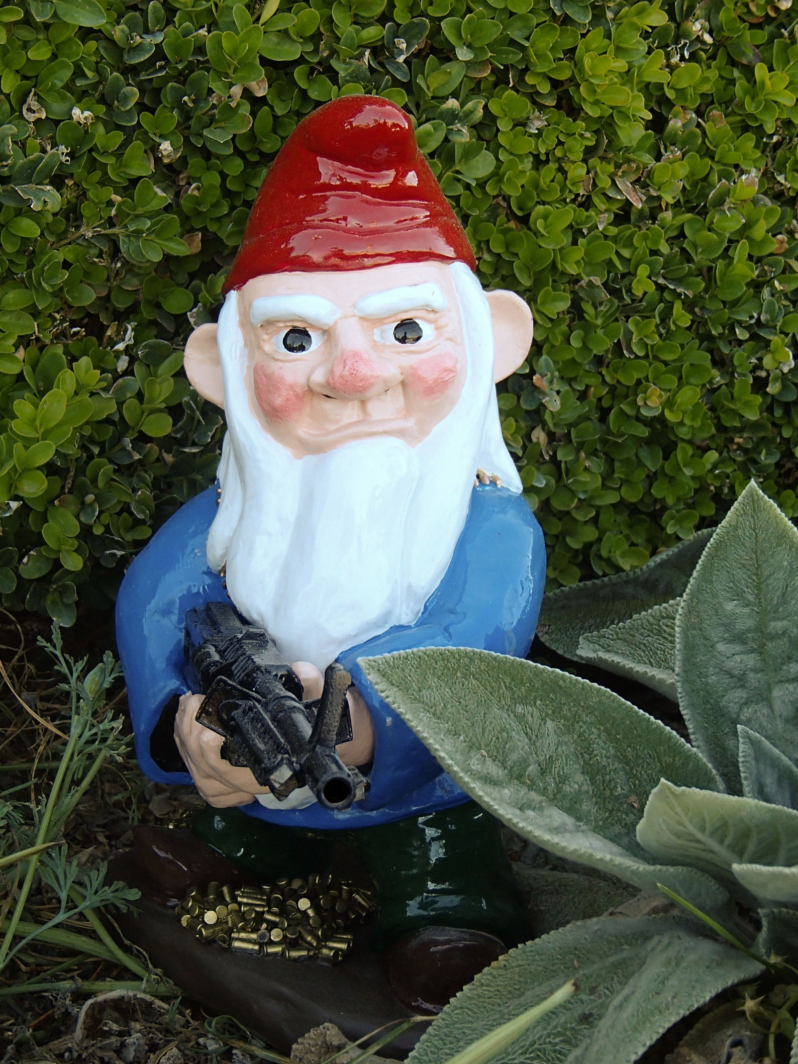 Combat Garden Gnome M60 Machine Gunner Etsy